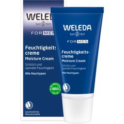 Weleda Feuchtigkeitscreme for Men - hautberuhigende, leichte Pflege erfrischt und zieht sofort ein