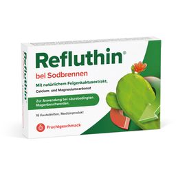 Refluthin® bei Sodbrennen - Fruchtgeschmack - Schnelle Hilfe bei Reflux - Schützt die Speiseröhre - gut verträglich