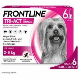 FRONTLINE TRI-ACT® gegen Zecken, Flöhe und fliegende Insekten beim Hund (2-5kg)