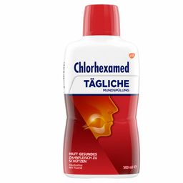 Chlorhexamed Tägliche Mundspülung mit Chlorhexidin (0,06 %), 500 ml - Jetzt 10% mit dem Code chlorhexamed10 sparen*