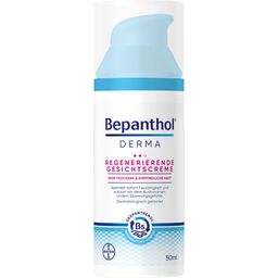 Bepanthol® DERMA Regenerierende Gesichtscreme, Gesichtspflege für empfindliche und sehr trockene Haut, dermatologisch getestete Feuchtigkeitscreme mit Dexpanthenol, nicht-komedogene Gesichtscreme