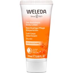 Weleda Reichhaltige Pflege Körperlotion Sanddorn - langanhaltende Feuchtigkeit für trockene Haut