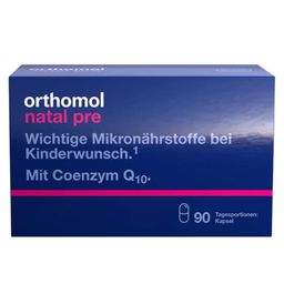 Orthomol Natal pre Kapseln - wichtige Mikronährstoffe bei Kinderwunsch für die Frau