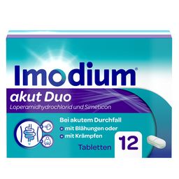 Imodium® akut Duo bei akutem Durchfall mit Blähungen