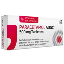 Paracetamol ADGC® 500mg bei leichten bis mäßig starken Schmerzen sowie Fieber