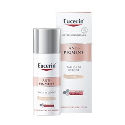 Eucerin® Anti-Pigment Tag LSF 30 Getönt Hell + Eucerin Gesichts-Massage-Roller GRATIS