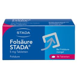 Folsäure STADA® 5 mg Tabletten, Vitaminpräparat zur Behandlung von Folsäuremangelzuständen