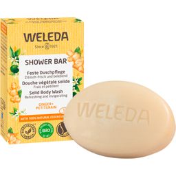Weleda Feste Duschpflege Ingwer + Petitgrain - erfrischender Duft