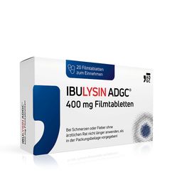 IBULYSIN ADGC® 400mg bei Kopfschmerzen, Migräneschmerzen und Zahnschmerzen