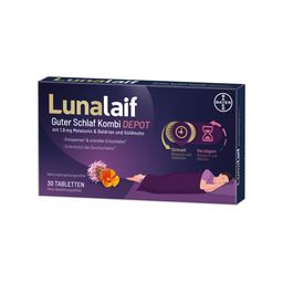 Lunalaif Guter Schlaf Kombi Depot mit 1,9 mg Melatonin