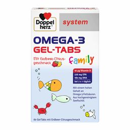 Doppelherz® system OMEGA-3 GEL-TABS family