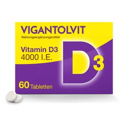 Vitamin D3 4000 I.E. VIGANTOLVIT Tablette, hochdosiert
