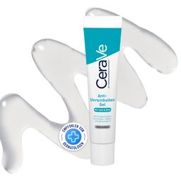 CeraVe Anti-Unreinheiten Gel: Klärende Pflege für unreine, zu Akne neigende Haut. Mit Peelingeffekt durch Glykolsäure und Salicylsäure