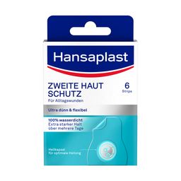 Hansaplast Zweite Haut Schutz | Hydrokolloid Pflaster | Schnellere Heilung  | Starker Halt für 72+ Stunden | 6 Pflaster - Jetzt 20% mit Code "hp20" sparen*