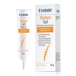 Evolsin® Narbengel für Kinder & Erwachsene – Narbensalbe reduziert die Sichtbarkeit von Narben – Narbencreme für Narben aller Art