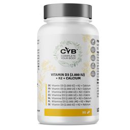 CYB Vitamin D3 2000 I.E. + K2 + Calcium