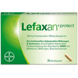 Lefaxan® protect bei wiederkehrenden, funktionellen Blähungen und Blähbauch