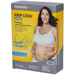 medela Keep Cool™ Ultra Komfort Schwangerschafts- und Still-BH weiß, Gr. XXL