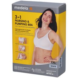 medela 3-in-1 Still- und Abpump-BH weiß, Gr. XXL