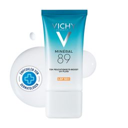 Vichy MINÉRAL 89 72h Feuchtigkeits-Boost UV Fluid LSF50+ + M89 72H Feuchtigkeits-Boost Creme 15ml GRATIS