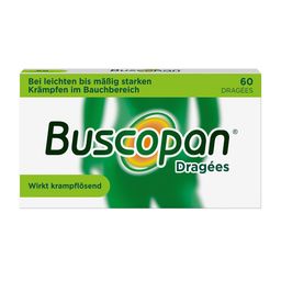 Buscopan® Dragées mit Butylscopolamin bei leichten bis mäßig starken Bauchschmerzen und Bauchkrämpfen - Jetzt 10% mit dem Code nattermann10 sparen*