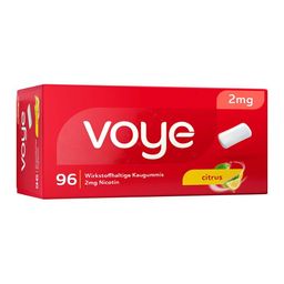Voye Citrus 2 mg wirkstoffhaltiges Kaugummi