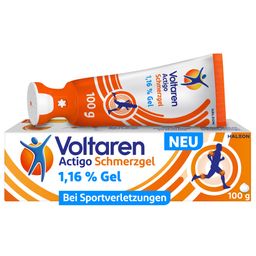 Voltaren Actigo Schmerzgel mit 1% Diclofenac, Schmerzlinderung  - Jetzt 20% mit dem Code voltaren20 sparen*