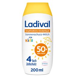 Ladival® Empfindliche Kinderhaut Sonnenschutz-Milch LSF 50+ + Ladival Badeente GRATIS