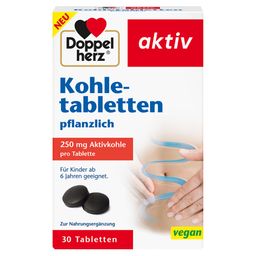 Doppelherz Kohletabletten – pflanzliche Aktivkohle gegen Blähungen