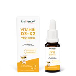 Vitamin D3K2 Kinder Tropfen - vegan & geschmacksneutral