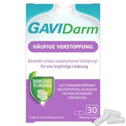 GAVIDarm Häufige Verstopfung Kapseln bei wiederkehrenden Darmbeschwerden + Gavi Darm - Häufige Verstopfung 8 Stück GRATIS