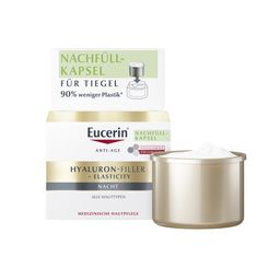 Eucerin® Hyaluron-Filler + Elasticity Nacht Nachfüllkapsel - Jetzt 20% sparen mit Code "eucerin20"