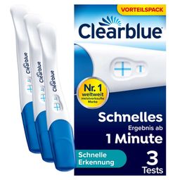 Clearblue Schwangerschaftstest schnelle Erkennung - 3er