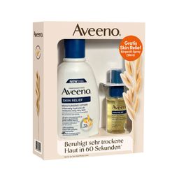 Aveeno® Skin Relief Feuchtigkeitsspendende Bodylotion + Mini Aveeno® Skin Relief Körperöl-Spray mit Haferöl & Jojobaöl