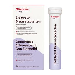Redcare Elektrolyt Brausetabletten mit Zitronengeschmack