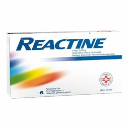 Reactine 5 mg + 120 mg Compresse