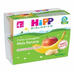 HiPP Biologico Mela Banana Frutta Grattugiata