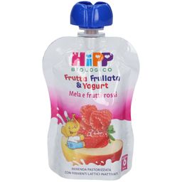 HiPP Biologico Frutta Frullata e Yogurt Mela e Frutti Rossi