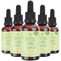BitterLiebe - Bittertropfen ohne Alkohol - Bitterstoffe Tropfen mild - für Dein Wohlbefinden