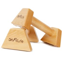 DH FitLife Liegestützgriffe aus Holz