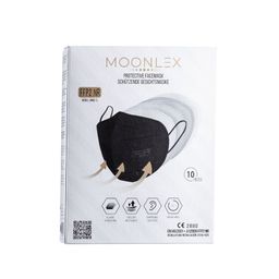 Moonlex FFP2 Maske 5-lagig einzeln verpackt - Made in Europe