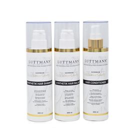 LUTTMANN® Synthetik Hair Pflegeset Shampoo + Balsam + Hair Conditioner