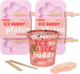 BeG Buddy Hundeeis Starter-Kit Erdbeere, Eis für Hunde, Ice Cream Dogs, Abkühlung Hund Sommer