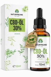 NATURFREUND® Premium CBD Öl 30% VOLLSPEKTRUM Hanföl Cannabisöl CBD Tropfen