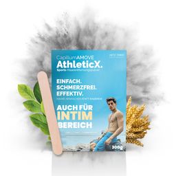ARTE FIORI - Capillum AMOVE AthleticX 300g Weizen Enthaarungscreme Pulver für Körper & Intimbereich