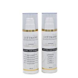 LUTTMANN® Natural Hair Pflegeset Shampoo + Balsam