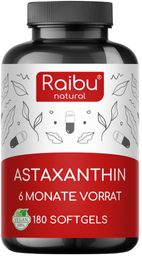 Astaxanthin Hochdosiert Kapseln - 8 mg pro Softgel - RAIBU