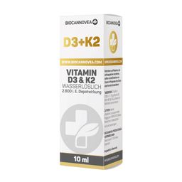 Biocannovea Vitamin D3+K2 wasserlöslich