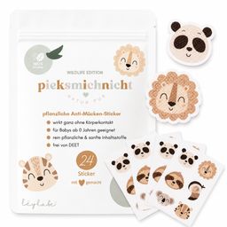 pieksmichnicht Pflanzliche Anti-Mücken-Sticker Wildlife Edition