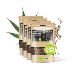 SANUUS® Bio Hanfsamen ungeschält 4x750g regional aus Bayern